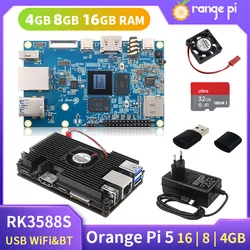 Orange Pi 5 RK3588S – Ethernet Gigabit con WiFi y Bluetooth