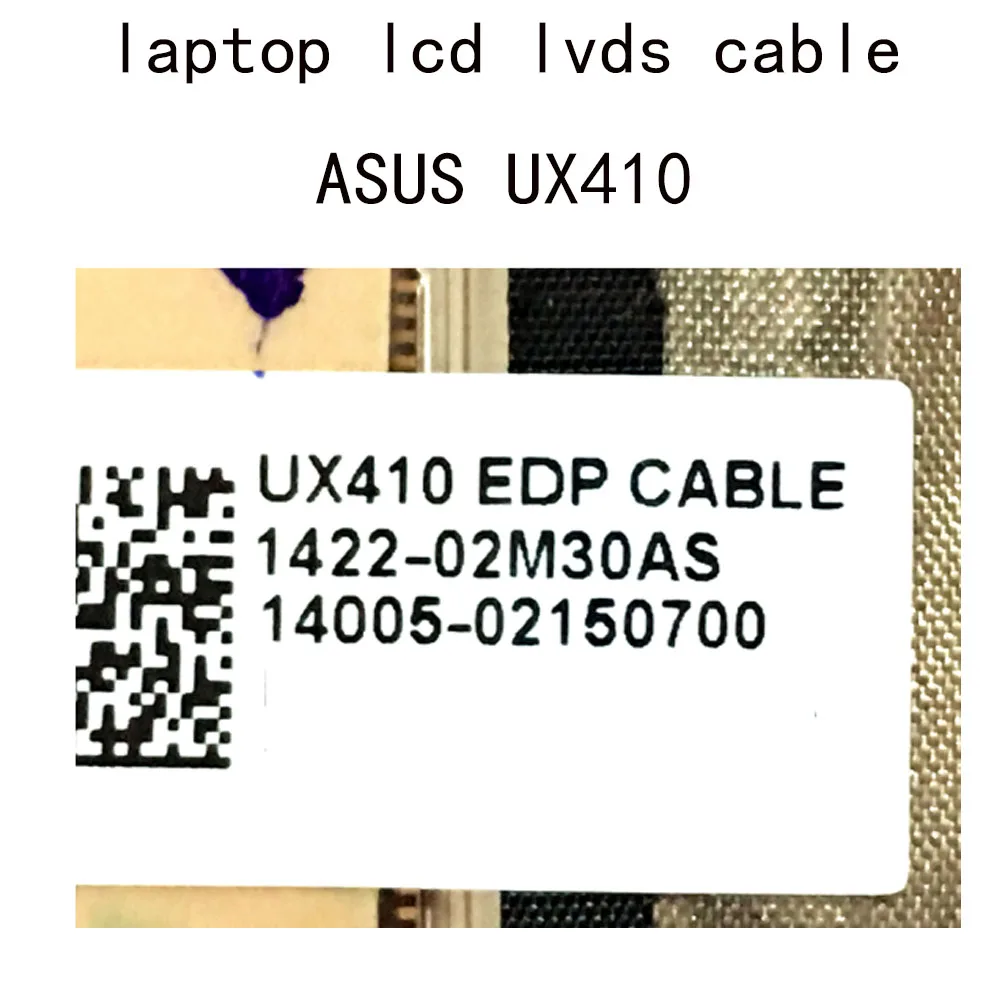 Cable LCD LVDS EDP para portátil Asus UX410 RX410 UX410U UX410UA UQ Cable de cinta de pantalla 1422-02M30AS 14005- 02150700 1422-034Y0AS - imagen 2