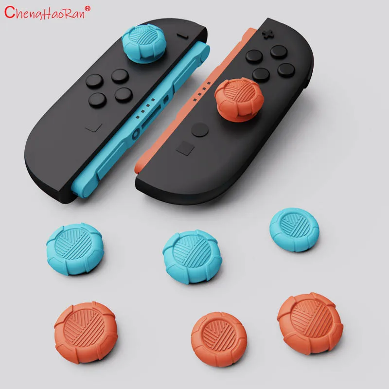 6 uds en 1 tapa de agarre de pulgar antideslizante doble alto y bajo para Ns Switch 2 controlador Joy-Con 2025 nueva tapa de silicona - imagen 3