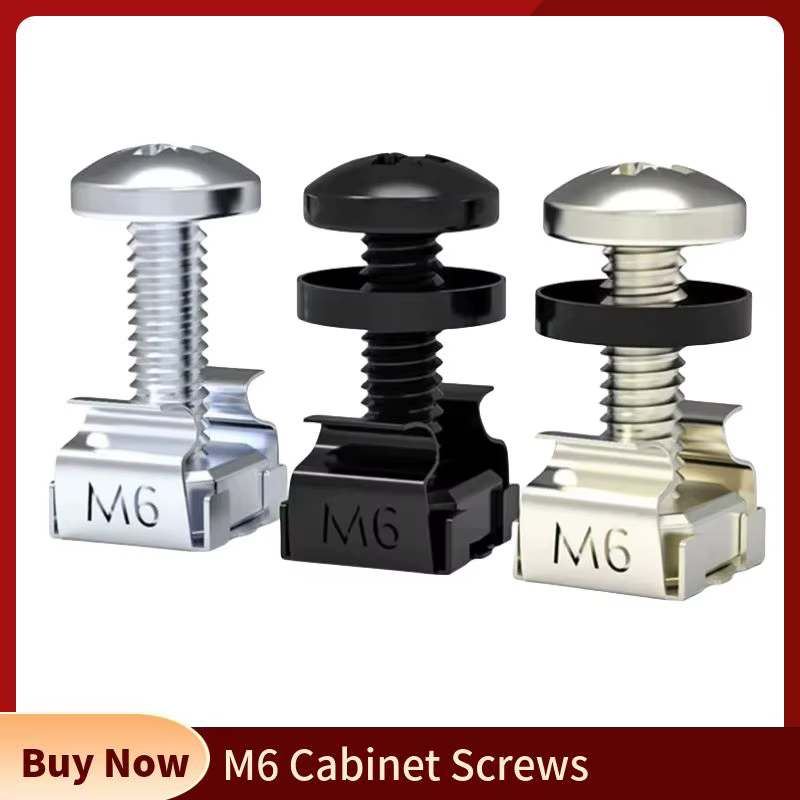 Tornillos M6 para Rack Servidor - Jaula, Tuercas y Arandelas