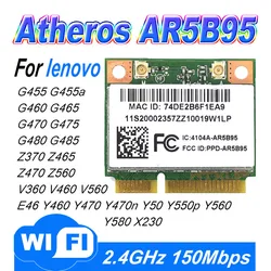 Atheros AR5B95 – Tarjeta Wi-Fi Mini PCIe de 150 Mbps para Lenovo