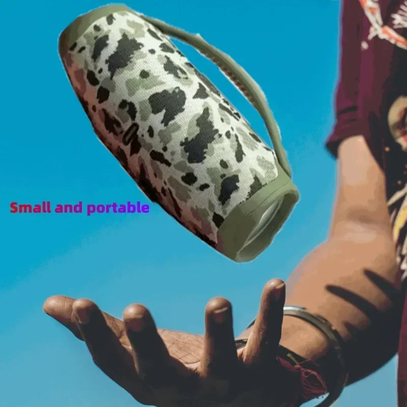 Altavoz Bluetooth portátil resistente al agua de 100W de alta potencia RGB luz colorida Subwoofer inalámbrico 360 estéreo envolvente TWS FM Boom Box - imagen 5