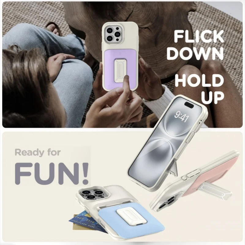 Nueva cartera multifuncional, funda deslizante para teléfono para iPhone 16 15 14 Plus11 12 13 Pro Max 16E, carcasa protectora con soporte - imagen 2