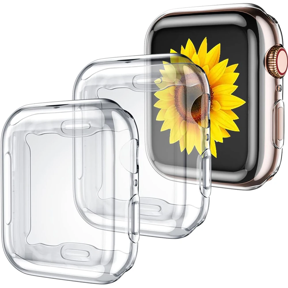 2 uds funda protectora de pantalla para Apple Watch Series 10 9 8 Ultra 2 46MM 42MM 49MM 45MM 41MM 40MM 44MM accesorios de protección - imagen 2