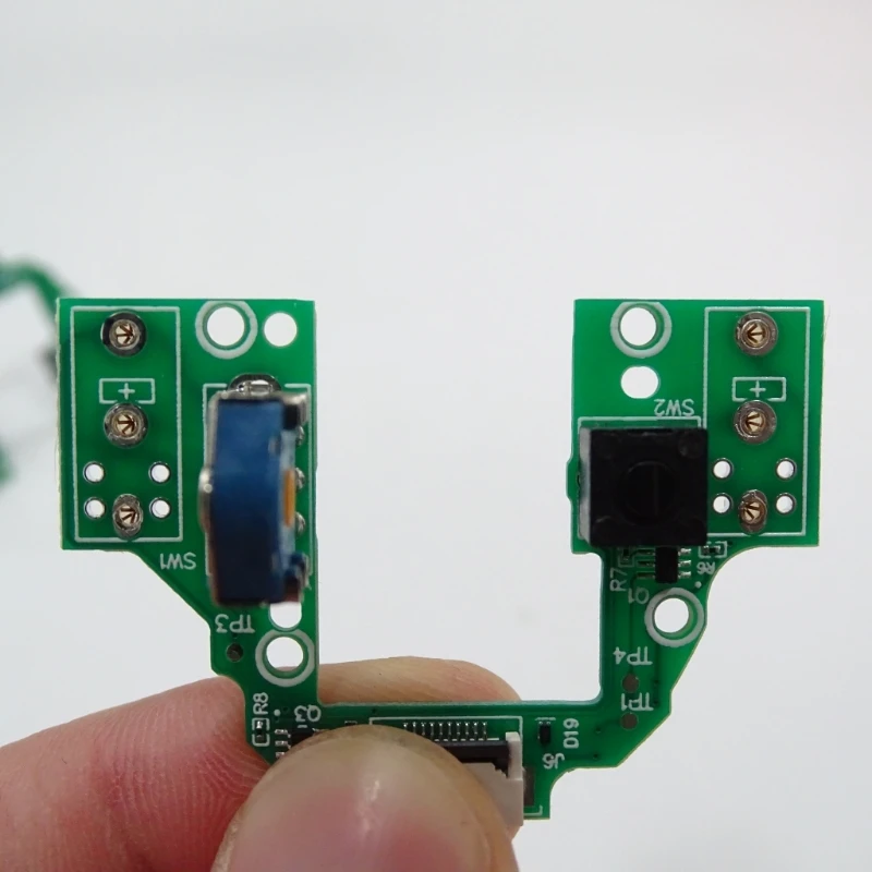 Placa base ratón superior, botón PCB, placa clave con codificadores ratón dorados a prueba polvo para pieza ratón - imagen 4