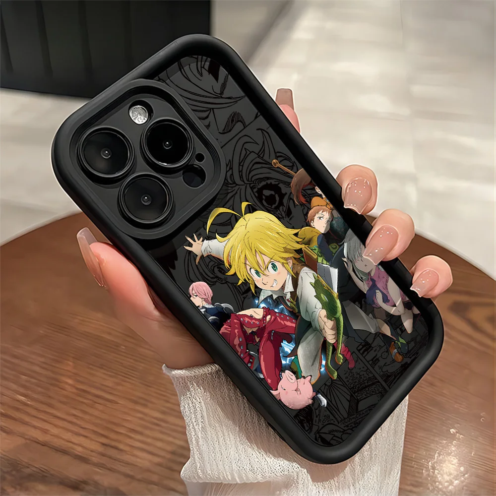 Funda de teléfono Anime The Seven Deadlys Sins para Samsung Galaxy A17 A07 A26 A16 A35 A55 A25 A15 A54 A34 A36 A24 4G 5G, funda trasera suave - imagen 3
