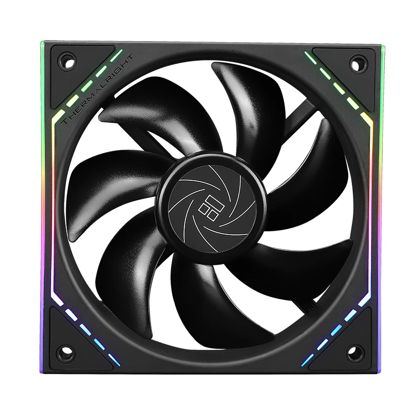 Thermalright-ventilador de refrigeración de chasis ARGB, TL-M12 de 12cm, Marco ilimitado, ventilador de refrigeración PWM halo colorido - imagen 2