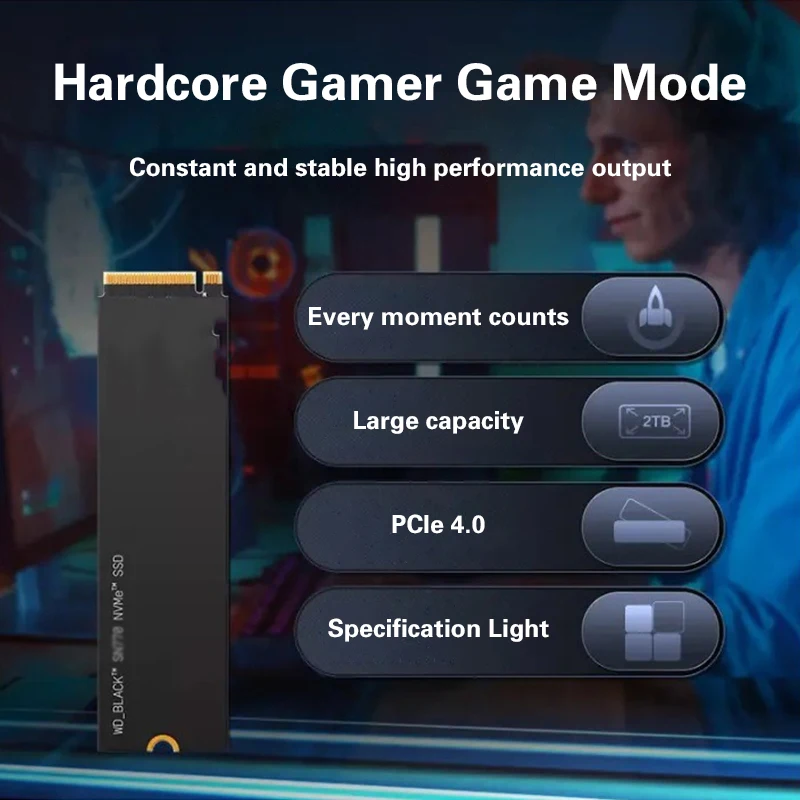 500GB 1TB 2TB NVMe M.2 SSD PCIe 4.0 2280 SSD para PS5 Gaming Laptop Computer Mini PC Notebook - imagen 2