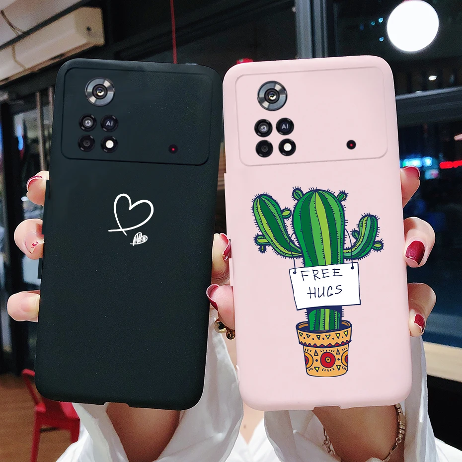 Funda de TPU suave para Xiaomi Poco M4 Pro 4G, carcasa con dibujos de animales pintados, 2022 - imagen 4