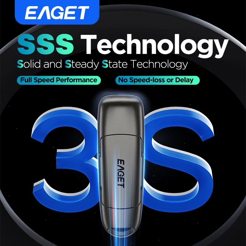 Eaget 1000 MB/s unidad de bolígrafo de estado sólido USB3.2 Gen 2 tipo C unidad Flash 1TB 512GB 256GB 128GB Pendrive para PC Smartphone Tablet - imagen 2