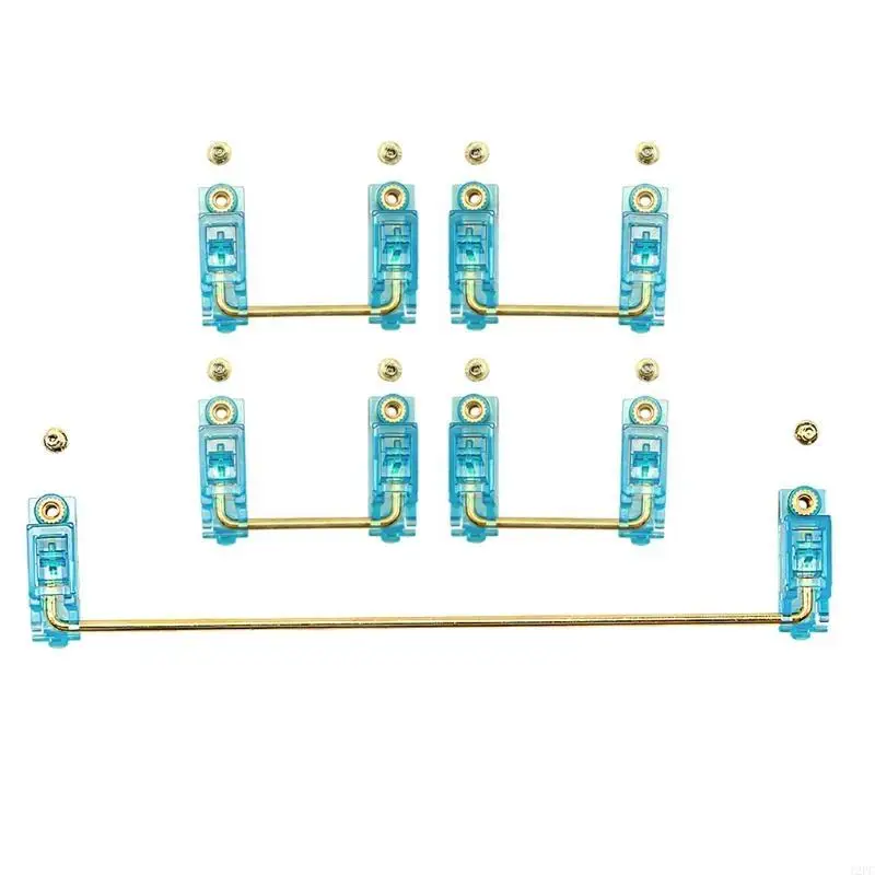 12pc V2 Tornillo tornillo Estabilizadores Gold oro amarillo transparente con diseño especial sin cable - imagen 4