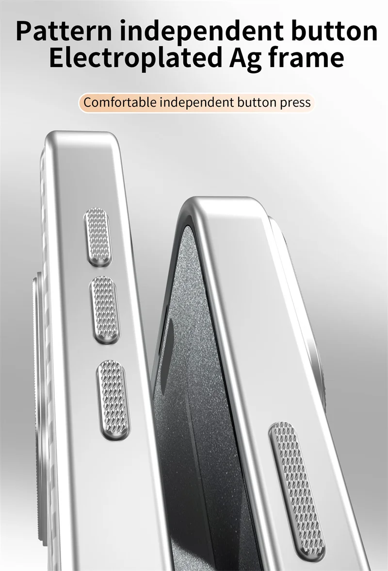 Funda de teléfono con revestimiento de textura de fibra de carbono magnética para iPhone 12, 13, 14, 15 16 Pro Max Plus, funda protectora Magsafe a prueba de golpes - imagen 5