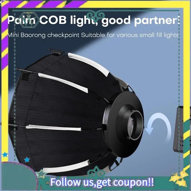 Nueva Softbox octogonal de 30Cm, Mini montaje Bowens, Softbox de rejilla de panal de liberación rápida para estudio de luz de relleno COB ZU60 o M60 - imagen 3