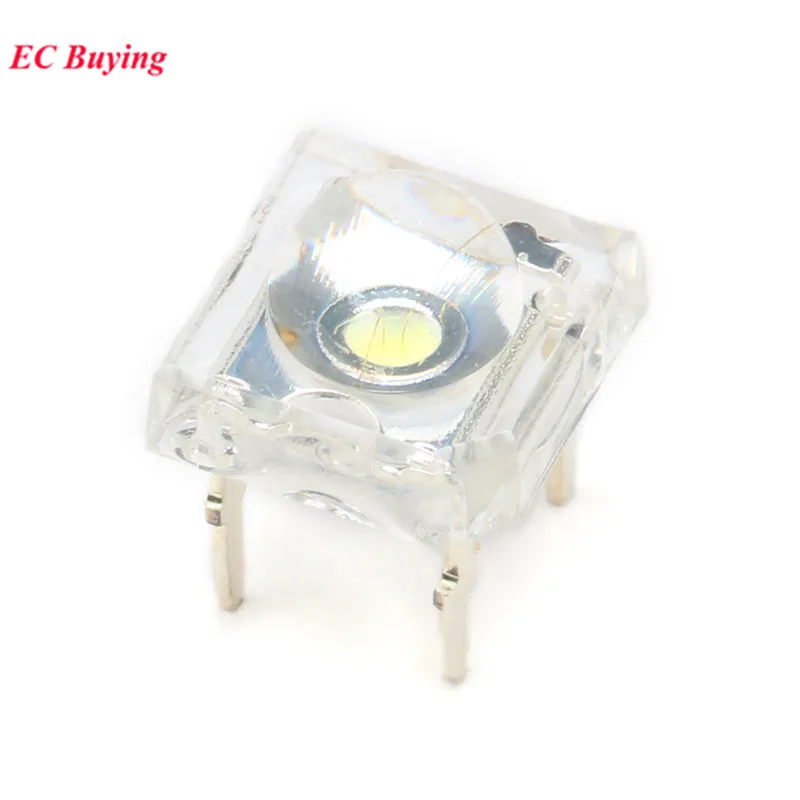 2 uds-100 Uds 5mm F5 piraña LED blanco rojo verde azul claro 5mm LED diodos emisores de luz 4 pines piraña LED Diodos brillo - imagen 3