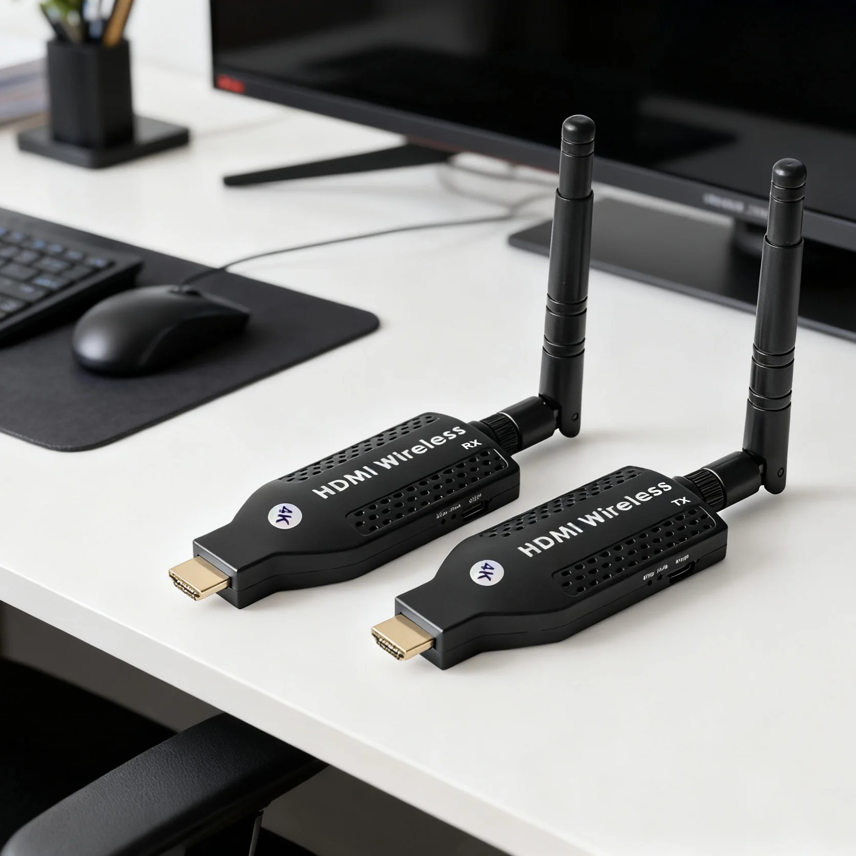 Transmisor y receptor de vídeo HDMI inalámbrico, extensor de TV, adaptador Dongle para cámara de PC, portátil, para Monitor de TV, 150m, 1080p, 4K - imagen 5