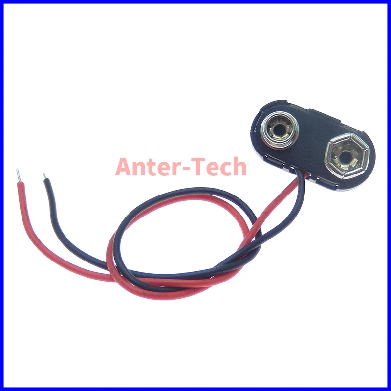 Clip Conector Presión Batería Soporte Cables Plomo 10 Piezas 9V - Vista principal del producto