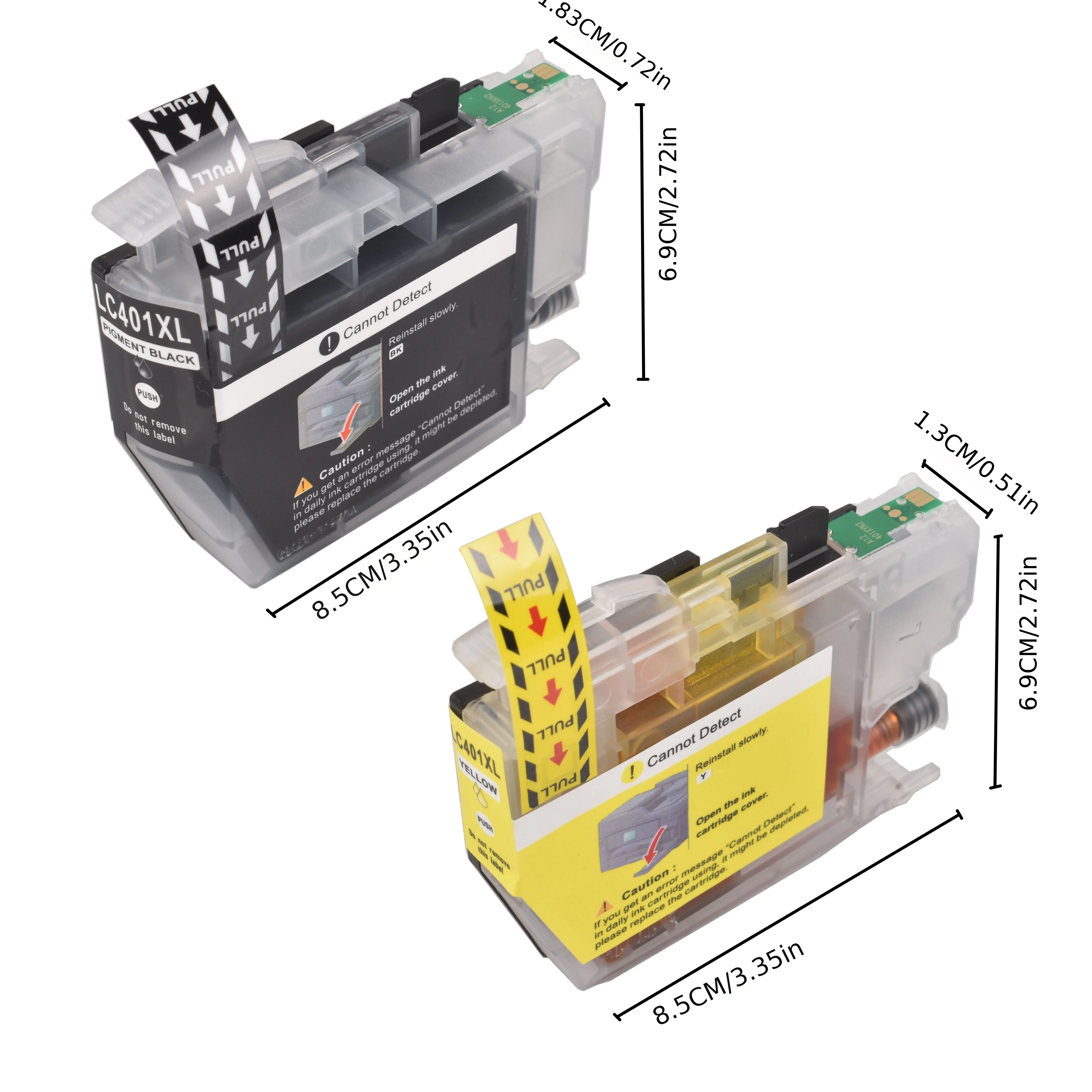 Cartuchos de tinta LC3213 compatibles para Brother DCP-J572DW/DCP-J772DW/DCP-J774DW/MFC-J491DW/MFC-J497DW/MFC-J890DW/MFC-J895DW - imagen 4