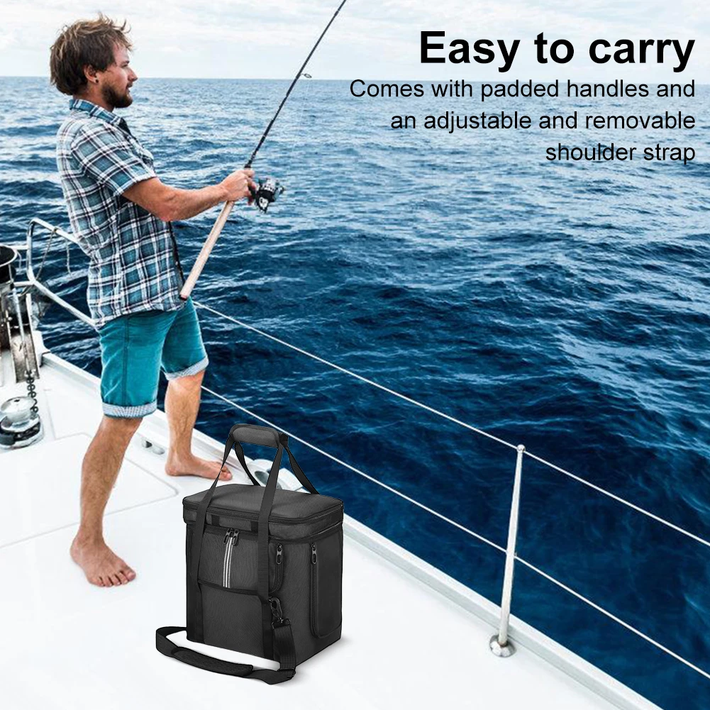 Estuche de transporte para estación de energía portátil BLUETTI AC180/AC2A bolsa de almacenamiento de viaje impermeable anticaída con correa para el hombro y asa - imagen 3