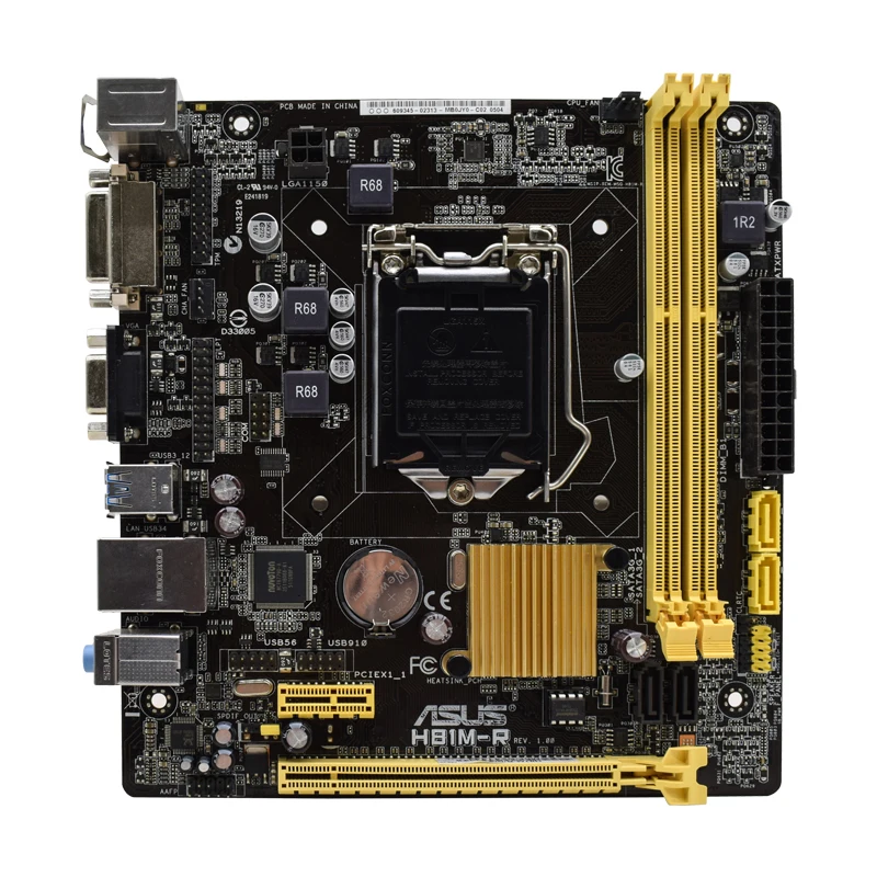 Placa base ASUS H81M-R Intel H81LGA 1150 DDR3 16GB compatible con cpu 4790 4160 4690 4350 4460 4150 4670 4340 4770