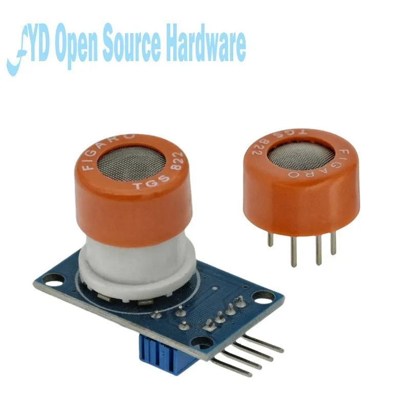 Interruptor de Sensor de Gas de sabiduría TGS822, Sensor de Gas de Alcohol de etanol TGS DIP6 TGS822, Módulo para respirberry pi stm