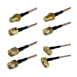 Cable coaxial SMA macho hembra de alta frecuencia
