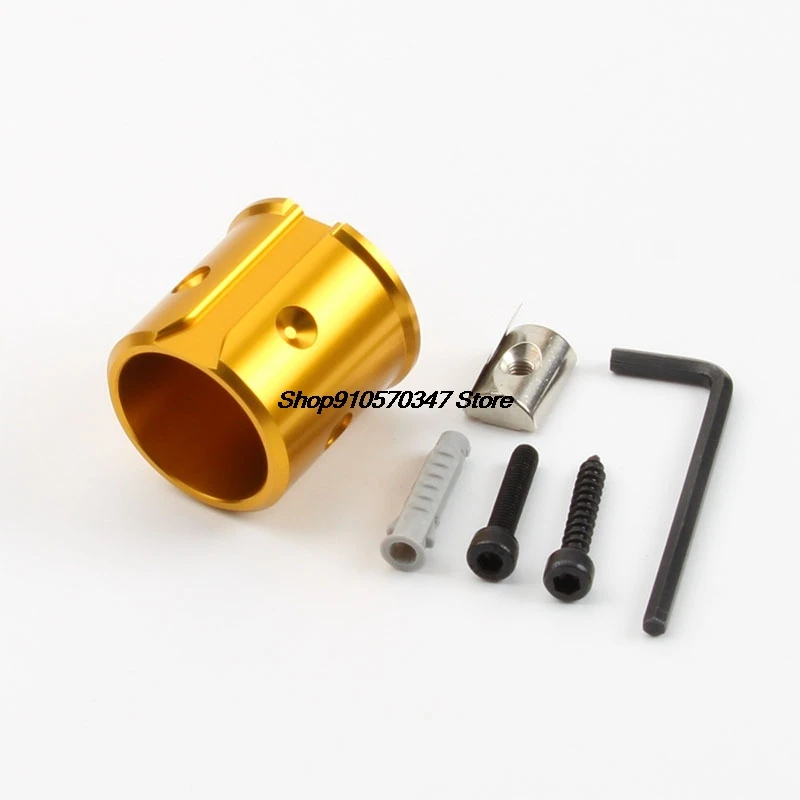 Soporte de montaje en pared para volante de aleación de aluminio para Fanatec QR1, soporte para volante, organizador, piezas de accesorios - imagen 2