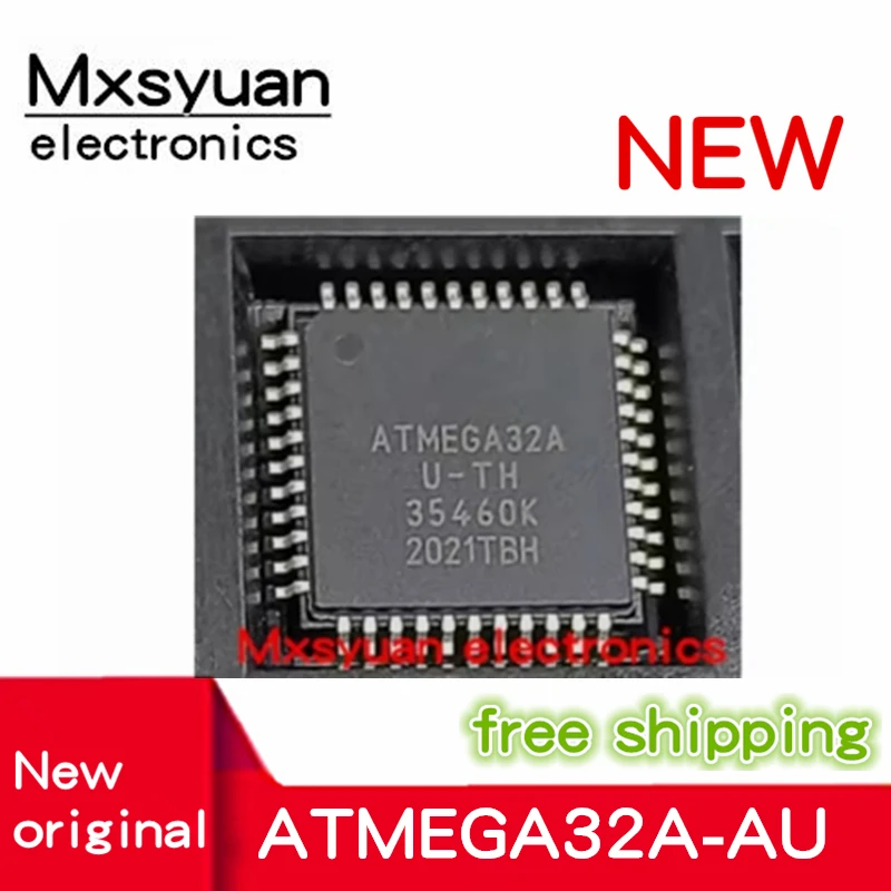 10 unids/lote 100% nuevo original ATMEGA32A-AU ATMEGA32A AU QFP44 ventas al contado
