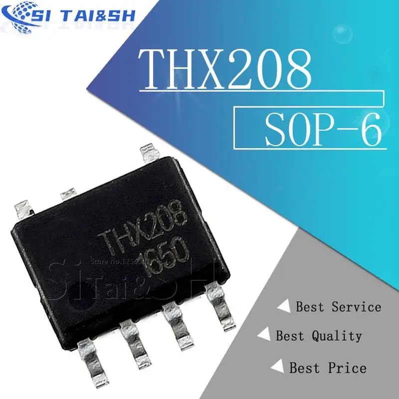 Si Tai & SH 10 unids/lote THX208 chip de control LCD IC SOP-6