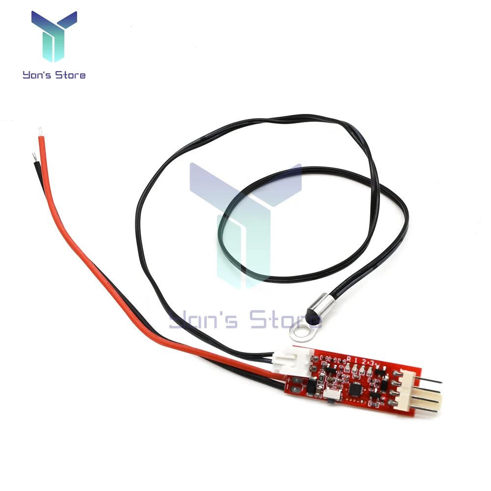 DC 12V 4 cables PWM PC ventilador temperatura Semiconductor controlador de velocidad apagado automático módulo regulador de velocidad con sonda de Sensor - imagen 5