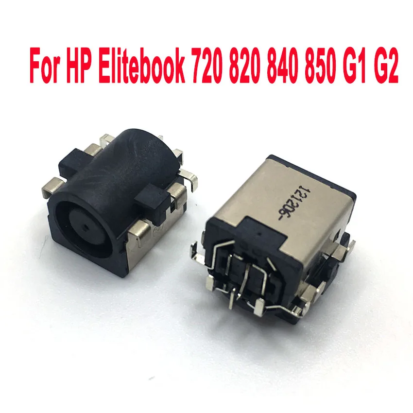 Conector de alimentación CC para portátil HP Elitebook G1, G2, 820, 840, 850, 720, 2-10 piezas, puerto de carga