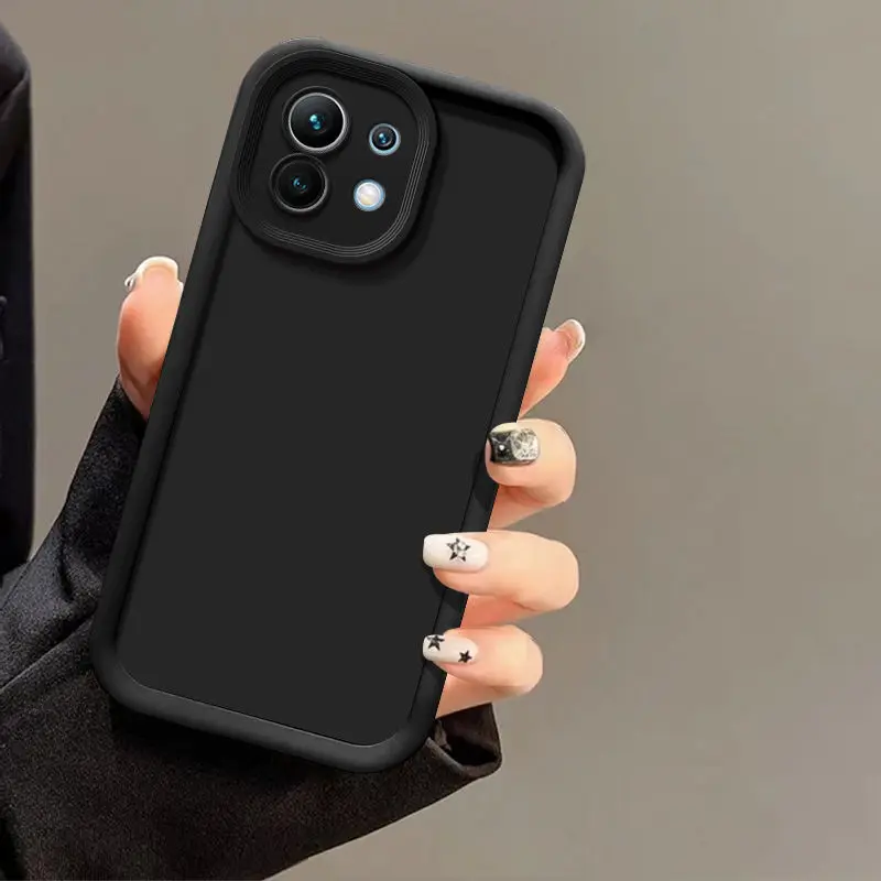 Para Xiaomi Mi 11 Lite funda Xiaomi 11 Lite 5G NE protección de cámara mate anticaída funda trasera suave Fundas - imagen 4
