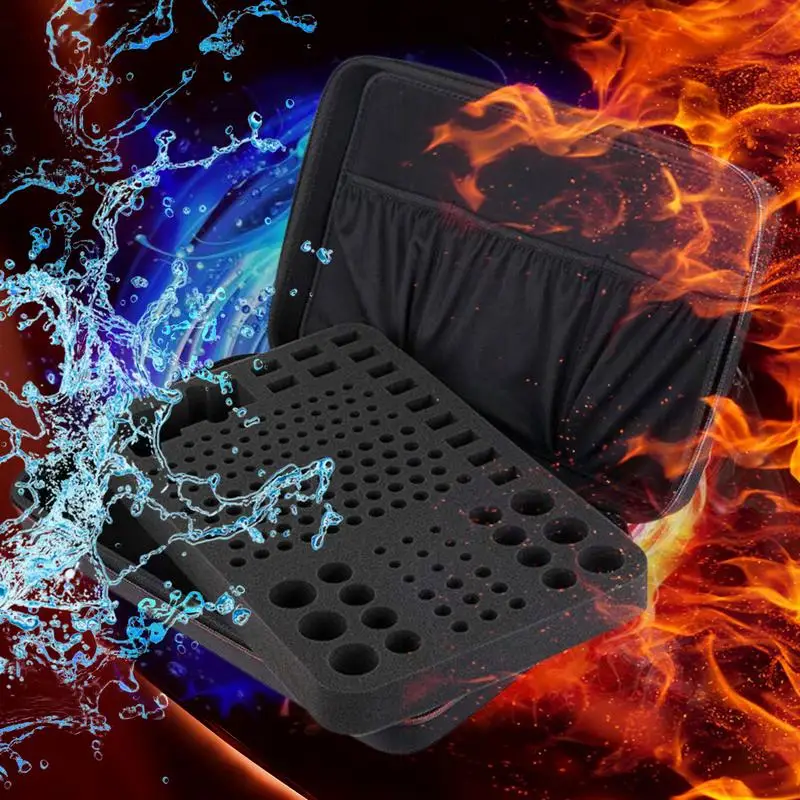 Caja organizadora de almacenamiento de batería, soporte con Pantalla Digital y probador para verificación de nivel de batería para AAA, AA, C, D, 9V - imagen 3