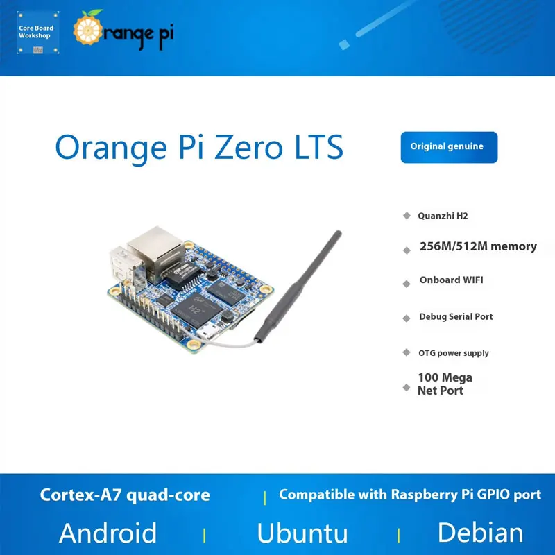 Orange Pi Zero LTS Maker Open Source Allwinner H2 H3 SBC Versátil - imagen 5