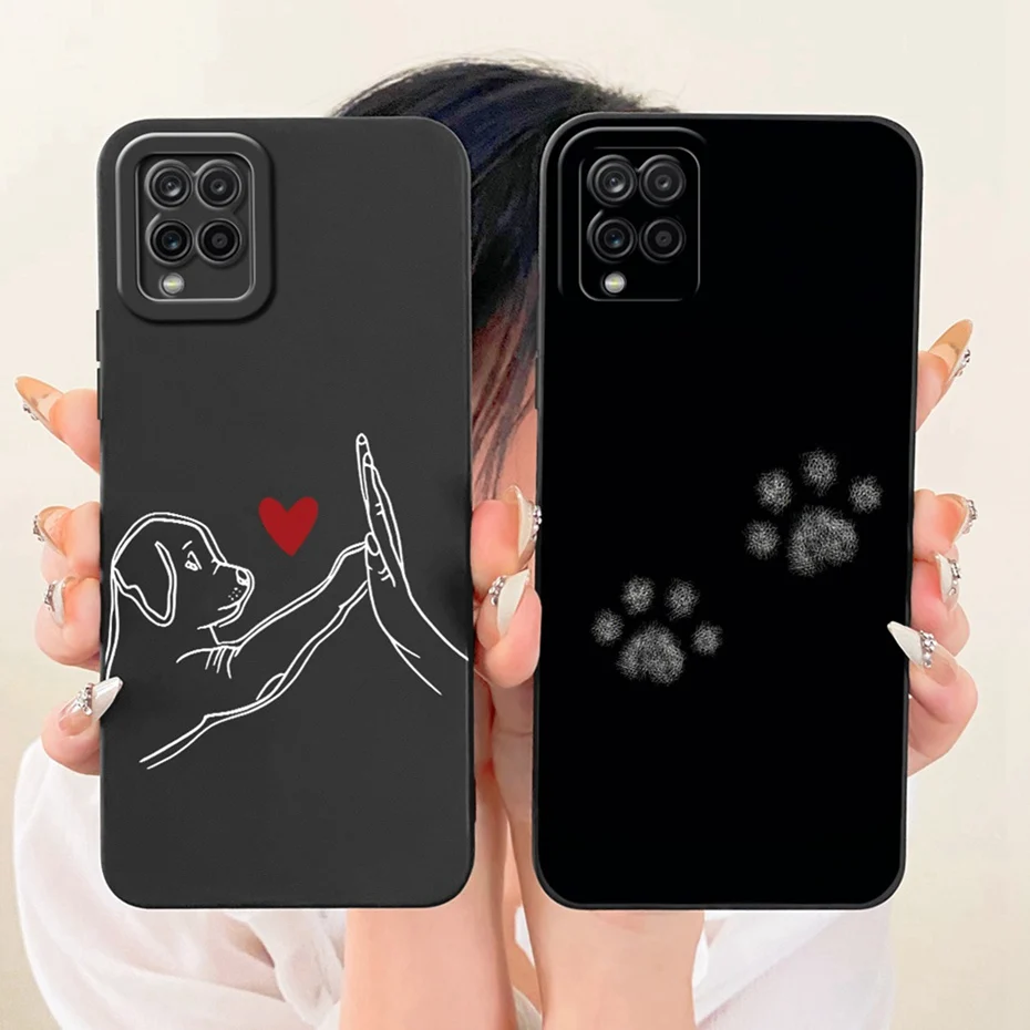 Nueva funda de teléfono de moda para Samsung Galaxy A12 M12 fundas de silicona suave para Samsung A12 SM-A125F A127F cubiertas a prueba de golpes parachoques - imagen 5