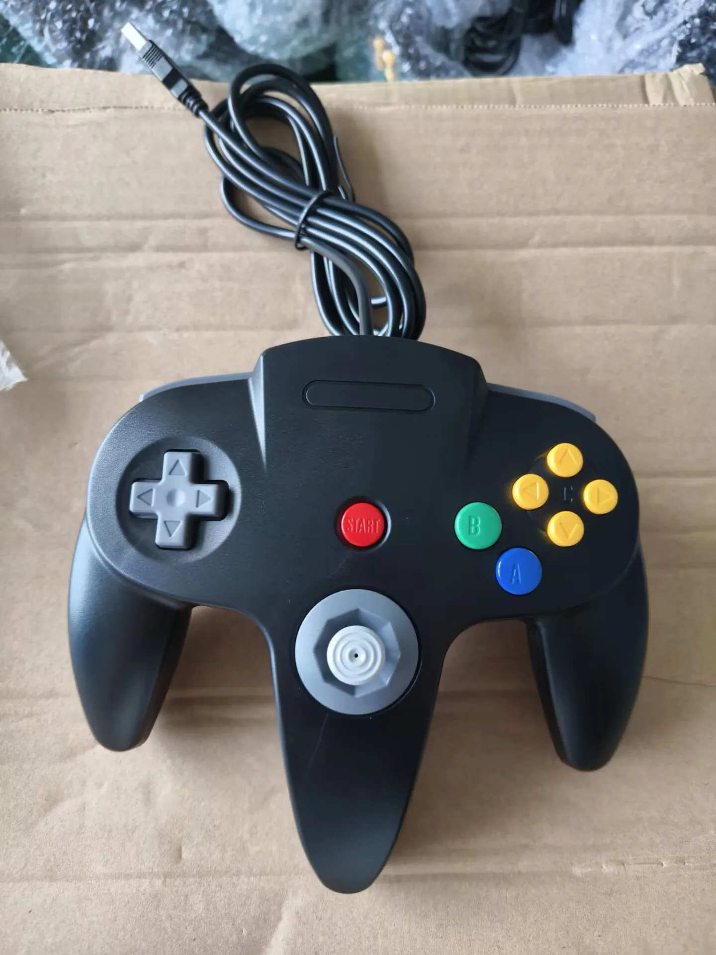 [Versión USB] Controlador USB para juegos clásicos N64, mando de juegos con cable para Windows PC Mac Linux Raspberry Pi 4 3 - imagen 3