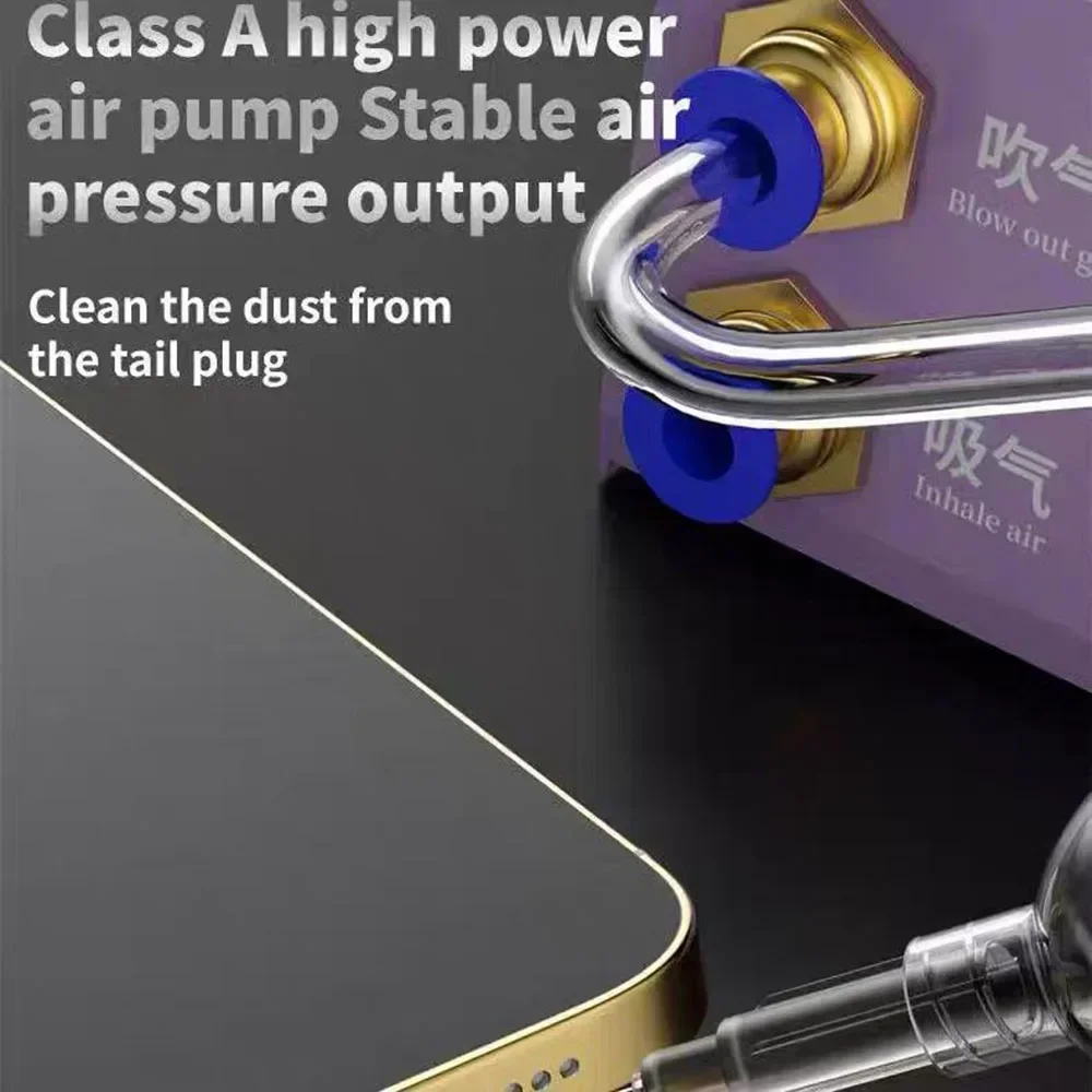 Lanrui Dispensador de aceite de soldadura con pegamento multifuncional, herramienta de grado profesional para iPhone, marco LCD, cubierta trasera, juego de limpieza de polvo - imagen 2