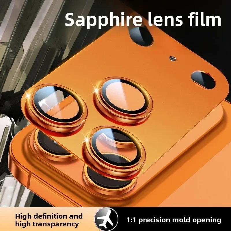 Protector de cámara de Metal para IPhone 17 Pro Series, cubierta de anillo de lente negra de aleación antiarañazos para IPhone 17 Pro Max /17 Pro - imagen 4