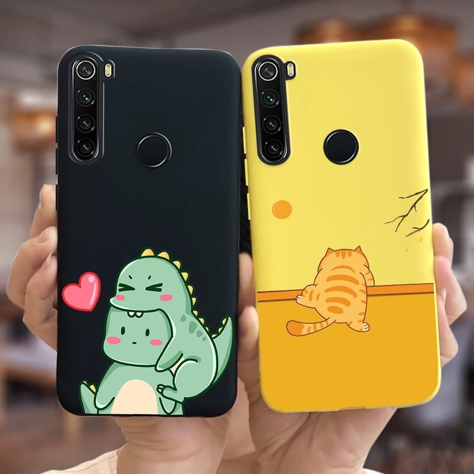 Para Xiaomi Redmi Note 8 2021 funda bonita de dibujos animados de moda funda de teléfono de silicona suave para Redmi Note 8 Pro 8Pro Note8 T 8T Shell - imagen 5