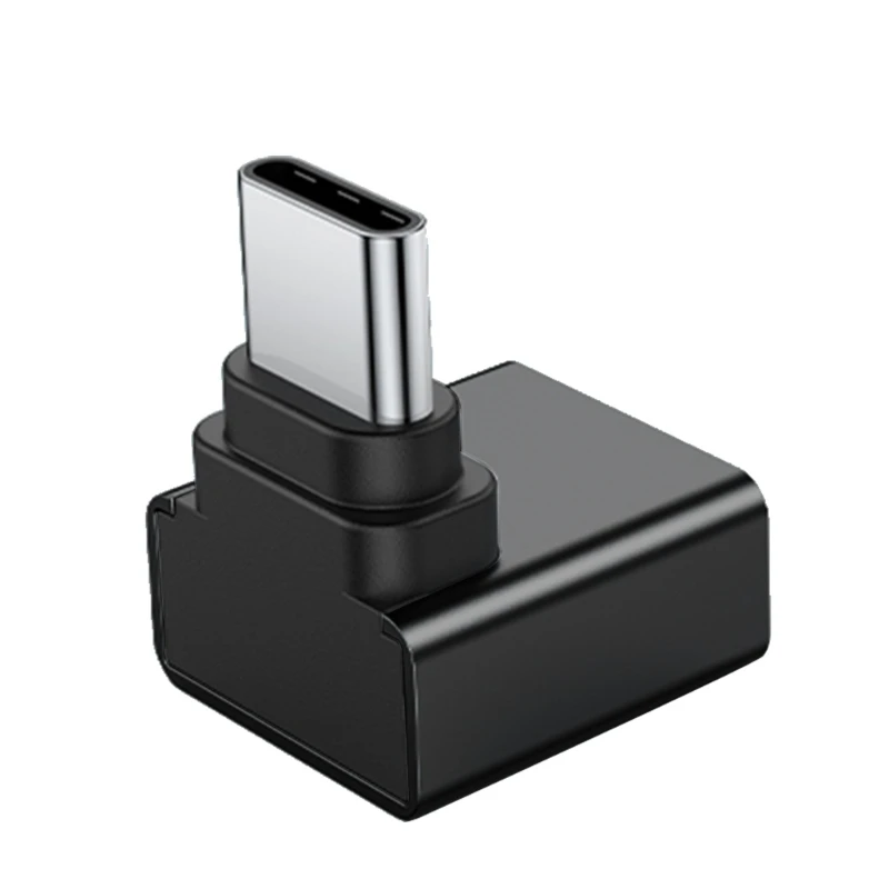 Adaptador USB 3,0 de ángulo recto de 90 grados, conector OTG hembra a tipo C macho, convertidor de extensión para teléfono portátil - imagen 4