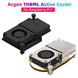 Enfriador Activo Raspberry Pi 5 – Radiador Aluminio Ventilador PWM
