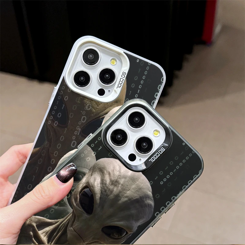 Funda de teléfono Alien con código de moda para Samsung Galaxy A23 A55 A15 A35 A25 A05 A05S 5G A34 A24 A14 A54 A53 A13 A33 A32 A52 A52S - imagen 3