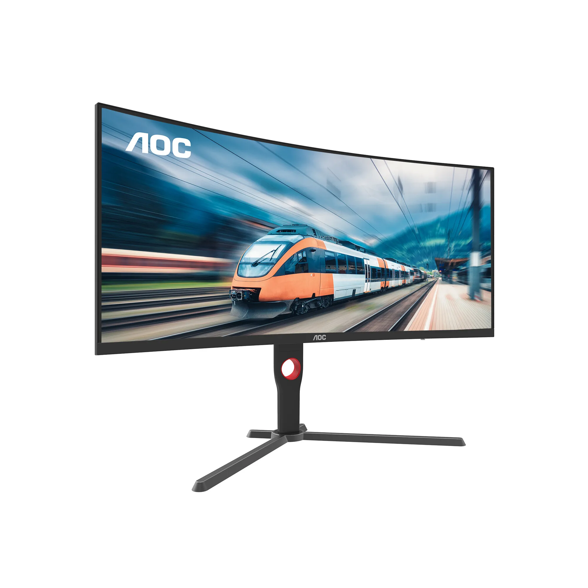 AOC CU34G3X 34 pulgadas VA WQHD 180Hz Monitor de juegos sincronización adaptable HDR10 1500R PANTALLA de curvatura 180Hz 99% SRGB PC PANTALLA DE DESKTOP - imagen 2