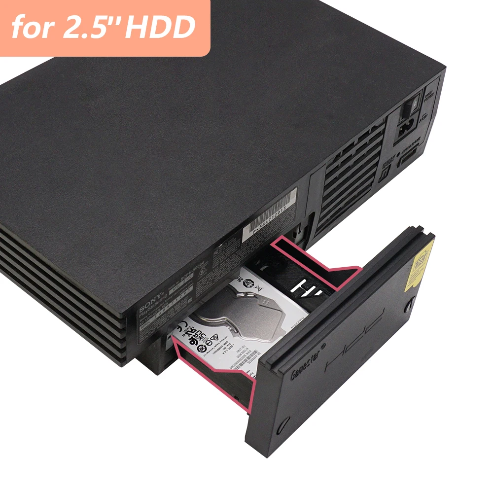 Bitfunx soporte para disco duro SATA HDD SSD de 2,5 pulgadas soporte impreso en 3D para consola PlayStation 2 PS2 Fat SCPH-30000 y SCPH-50000 - imagen 2