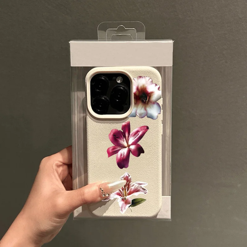 Funda de teléfono con diseño de lichi y ilustración de lirio Floral Vintage para Xiaomi Poco F7 Pro 5G F6 F5 X5 X6 X7, funda de parachoques suave a prueba de golpes - imagen 2