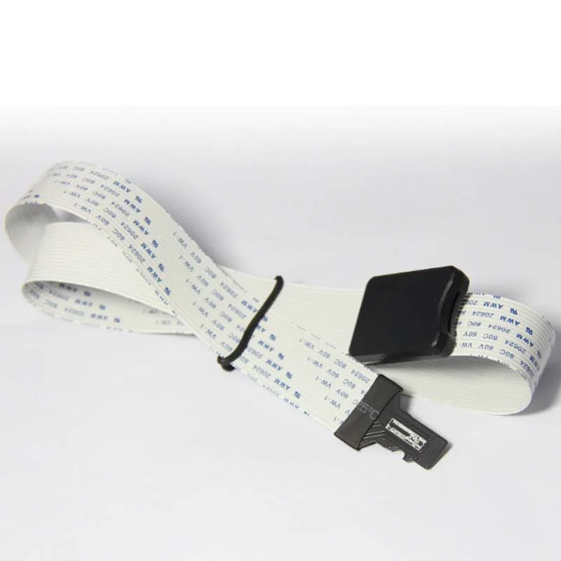 Cable de conversión de tarjeta TF a TF, adaptador de extensión de lector de tarjetas Micro SD para Monitor de pantalla de DVD y GPS de coche, 25cm, 48cm, 62cm - imagen 3