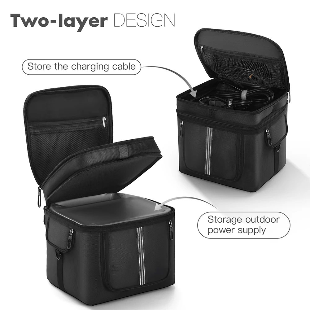 Bolsa para estación de energía portátil Ecoflow River 2 Pro/Max, Estuche de transporte impermeable, bolsa de protección anticaída, bolsa para fuente de alimentación - imagen 3