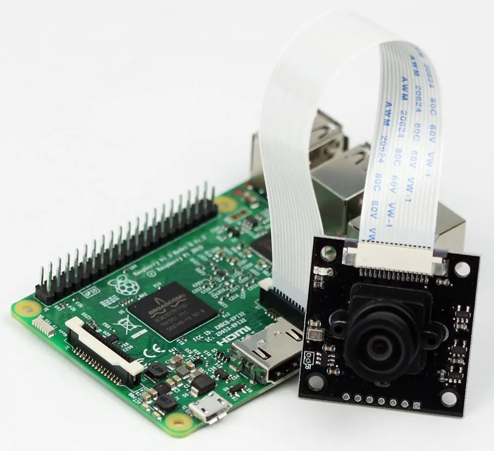 Placa de cámara Arducam OV5647 NoIR/con soporte M12x0.5 para cámara Raspberry Pi 4/3B+/3 - imagen 3