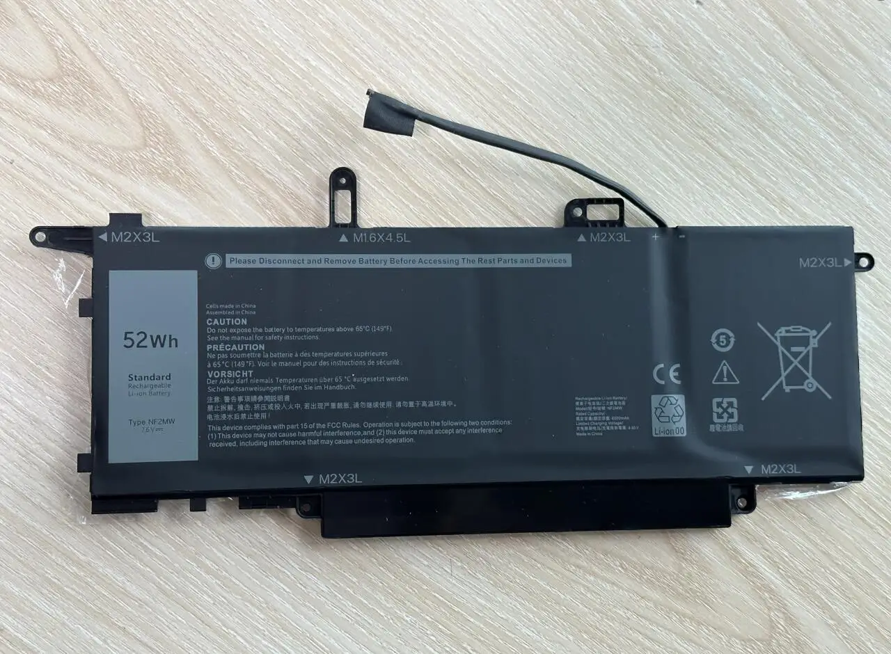 SeagullStar nueva batería NF2MW 52Wh para Dell Latitude 7400 7260 7270 9410 2 en 1 7146W 0C76H7 - imagen 5