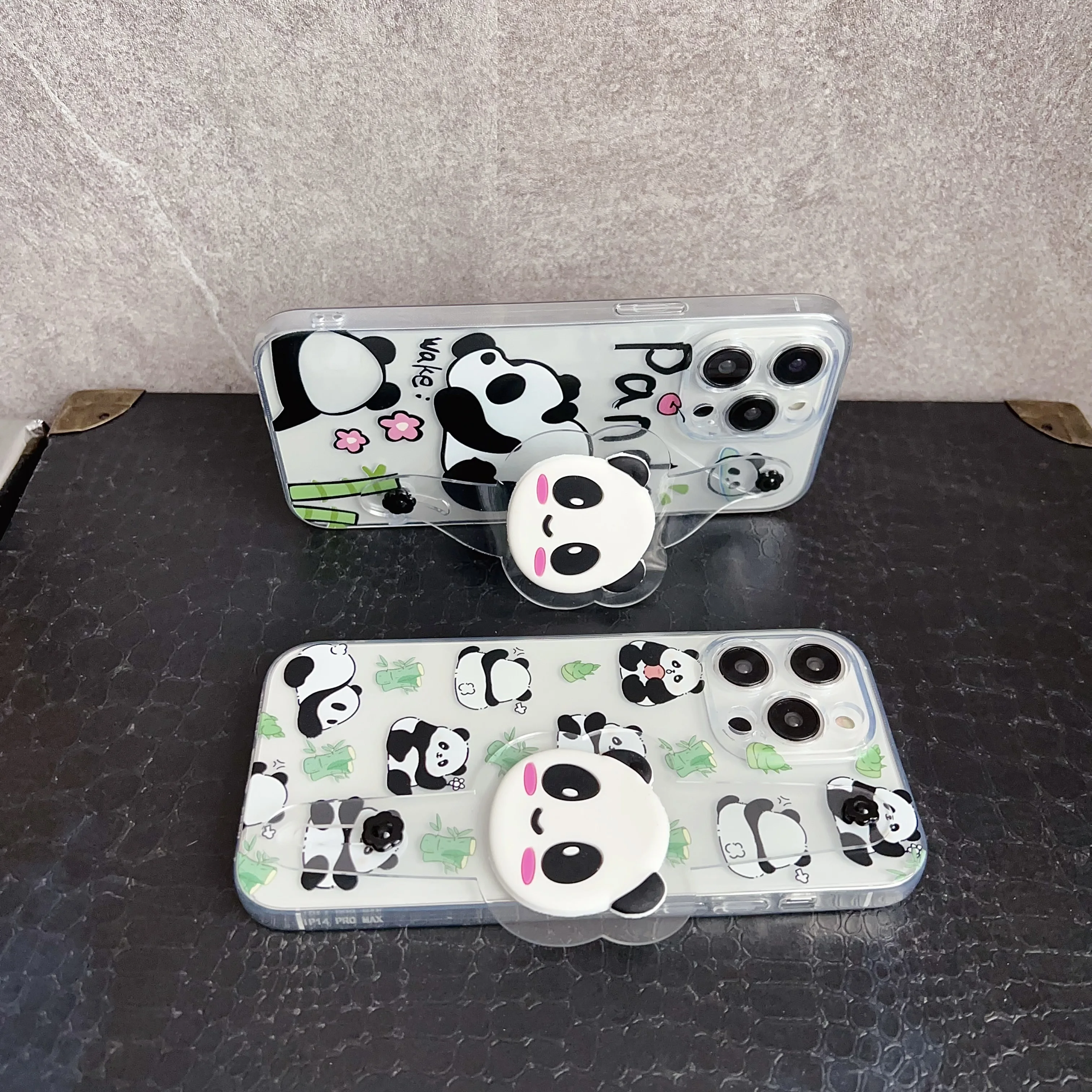 Para iPhone 17 16 15 14 13 12 Pro Max mini Plus e Pilar Panda funda correa de muñeca - imagen 3