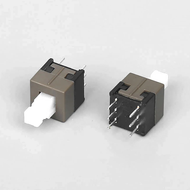 Microinterruptor de encendido táctil de 6 pines, dispositivo de autobloqueo/desbloqueo, 8,5x8,5mm, 5,8x5,8, 7x7, 8x8, 10 piezas - imagen 4